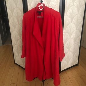 Tahari wool blend swing coat
